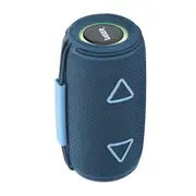 Laser Portable Bluetooth Speaker with Dynamic LED Lights (Blue)
