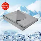 Cooling Blanket Twin 150x200CM Arc-Chill Q-Max>0.4 Lightweight Summer Throw Grey