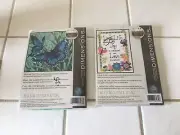 Dimensions Cross Stitch Kit X 2, Live Life 6231, Butterfly Duo 7183