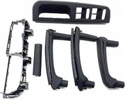 Black Door Handle Door Handle Window Switch Frame Base, for Passat, B5 98-05 3B1867171E 3B4867179B 3B0867180A 3B4867180B 3B4867372 Car Ceiling Armrest(4door 6pcs)