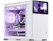 D41 MESH SC White ATX Computer Case with Screen,Atx PC Case/Support RTX 4090(335