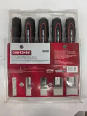 Craftsman 5 piece wood chisel set new #936859