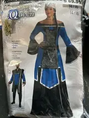 Forum Novelties Costume Women's Royal Queen Costume, OSFM 14/16