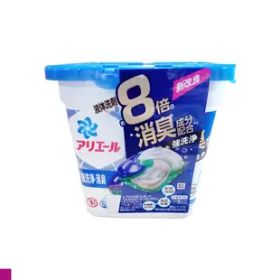 P&G Ariel 4D立體洗衣膠球 盒裝 11入 藍色 強力淨白