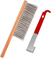 NULYLU Essential Beehive Tools Set Includes Brush j Hook Beekeeping Kit Tools for Hive Maintenance