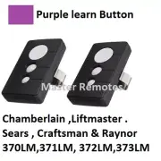 2 For Chamberlain 373LM 3 Button Garage Door Opener Remote Control - 315MHz