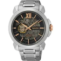 在飛比找樂天市場購物網優惠-SEIKO 精工錶 Premier跨越古典網紋開芯機械錶 4