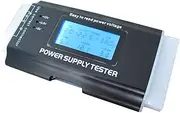 xinyee 20+4 Pin LCD Computer Power Supply Tester for SATA IDE HDD ATX ITX BYI Connectors-Black