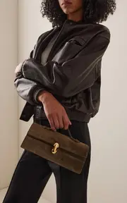 [Savette] The Slim Symmetry Suede Pochette