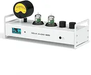 Douk Audio 2 Channel Bluetooth Vacuum Tube Preamp, Hi-Fi Headphone Amp, USB DAC PC Sound Card, Wireless Receiver Audio Preamplifier with VU Meter, Optical, Coaxial, APTX, LDAC, DSD256, Remote Control