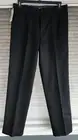 NEW Dockers Pants Mens Signature Black Classic Fit Lux Cotton Stretch Size 34X34