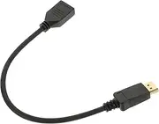 Display Rust Converter Cable Monitor Dvi Adaptor Outlet Cord Port Ide Coax Splitter Travel Adapter USB to Extender Ubs Power Station Vga Gold Plated Interface Black