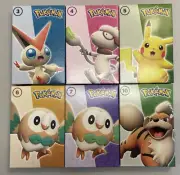 McDonalds' Happy Meal Pokemon Bundle Card Sets - 3, 4, 5, 6, 7, & 10
