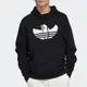 adidas 上衣 女 帽T 長袖上衣 運動 休閒 連帽 三葉草 國際碼 G SHMOO HOODIE 黑 GJ0843