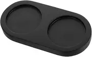 HEALEEP Wooden Kitchen Tray Holder Stylish and Pepper Grinder Base with Skid Padding for Stable Support Chic Design Easy to Clean for Spice Bottles and Kitchen Essentials