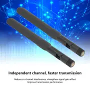 2Pc -2.4G/5.8G-007 Omnidirectional Antenna High Gain WiFi Router SMA Male 8DBI
