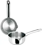 Ibili Prisma Curved Saucepan 12 cm Stainless Steel/Metal Silver