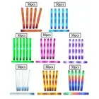 30Pcs Light up Foam Sticks LED Glow Sticks Set for Sporting Events Easter