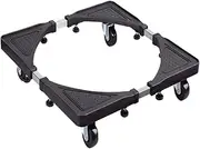 DOITOOL Washing Machine Floor Stand Trolley Stainless Steel Washer Base Fridge Stand Base Stable Locking Swivel Wheels for Appliances