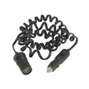 [Jaycar] Curly 15A Extension Cable Cigarette Lighter Plug 3m
