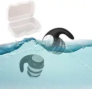 Earplugs for Kids,Sleep Earplugs Shower Ear Plugs | Noise Reduction Silicone Swim Earplugs with Storage Box, Waterproof Swim Earplugs for Kids Adults