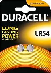 Battery Duracell 2 pz. Stud LR54