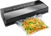 Vacuum Sealer, Vacuum Sealer Machine for Food Storage with Sealer Bags & Roll...