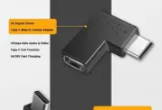 USB 3.1 Type-C Male to USB 3.1 Type-C Female Convert 90° Left Right Angle