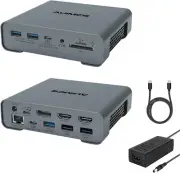 16 in 1 Laptop Docking Station with Dual HDMI,DP 4K@60Hz