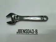 Snap-on Tools SPAIN NEW 6" Length Chrome Smooth Jaw Adjustable Wrench AD6B