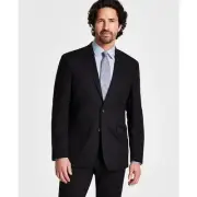 Kenneth Cole Reaction Men's Black Techni-Cole Clooney Slim Fit Blazer Size 42S