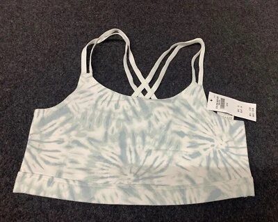 NEW abercrombie fitch kids essential cross-back bralette girls 13/14 i704