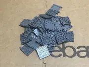 LEGO Parts - Dark Bluish Gray Tile 4 x 4 w 2 Clips - No 66252 - QTY 40