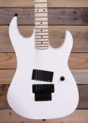 B.C. Rich Gunslinger Retro II Electric Guitar White w/ Floyd Rose