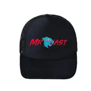 Mr Beast Lightning Cat Summer Mesh Baseball Cap Men Women Breathable Adjustable Beach Sun Visor Trucker Hat Gifts 4