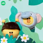 ❤️🎉官方正版 LINE FRIENDS 叢林系列 🐝蜜蜂莎莉 大象莎莉 絨毛吊飾鑰匙圈 🎉平台最便宜