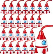 Tanlade 24 Set Traffic Vehicle Cups with Straws, 10 oz Plastic Traffic Vehicle Shape Cup Reusable Race Car Party Plastic Cups Bulk Truck Birthday Party Favor for Kids Car Party(Rocket)