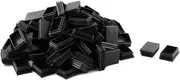 XYWHPGV Plastic Household Rectangle Shape Desk Chair Leg Tube Insert 60 x 40mm 100 Pcs Black(4028b c4904 1408d bf258 99903 45a94