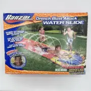 Banzai Drench Blast Attack Water Slide 16 foot ToyQuest NEW IN BOX!