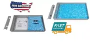1 Unit Home Reusable Cat Litter Tray Pet Safe Premium Blue Non Clumping Crystal