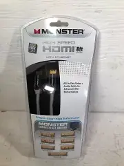 New Monster 8’ High Speed HDMI Cable with Ethernet High Definition Multimedia