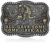 Montana Silversmiths All Gave Some Remembrance Attitude Buckle