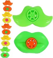 PERSELOSO 1Set Lip Whistle Fun Plastic Party for Halloween Group Activities Easy to Use Cute Design Great for Laughter Games