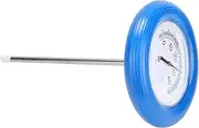 Swimming Pool Thermometer High-Precision Sensor Accurate Temperature Readout Sturdy PVC Material Blue Color Lightweight Suitable Indoor Outdoor Scenes