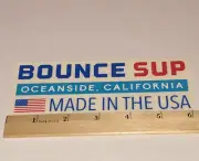 BOUNCE SUP Sticker Stand Up Paddle boards Oceanside California Paddleboards Cali