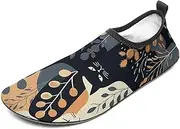 [BTCOWZRV] Water Shoes for Women Men Cat Silhouette Water Sports Shoes Slip-on Breathable Lightweight Athletic Aqua Sock