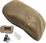 Stone Key Hiding Box | Easy Cleaning Realistic Stone Key Concealment | Artificial Rock Key Holder | Outdoor Key Hiding Stone for Home Security Solution