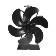 6 Heat Powered Stove Fan Mini Fireplace Fan Log Burning Fan Quiet