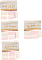 STOBOK 4sets Index Cards Study Note Cards Blank Lined Flash Cards Small Notebooks Desk Notepads Spiral Index Cards Recipe Cards for Studying 180sheets*4