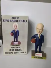 Bobblehead Coach Zips Basketball John Groce Bryant Heatin HJack's Plumbing